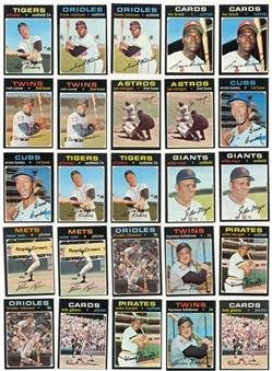 1971 Topps Baseball Hall of Famers Collection (25) 